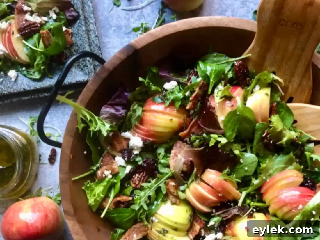 Hearty Harvest Salad with Apple Cider Vinaigrette