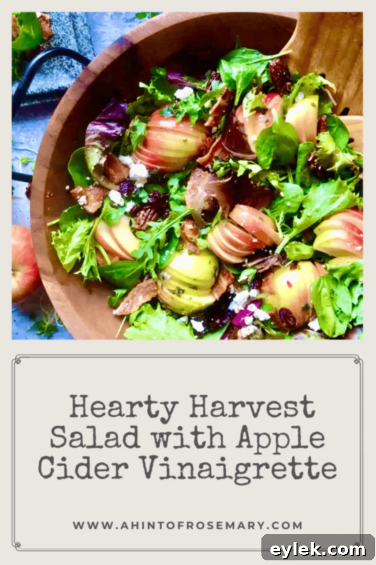 Hearty Harvest Salad with Apple Cider Vinaigrette