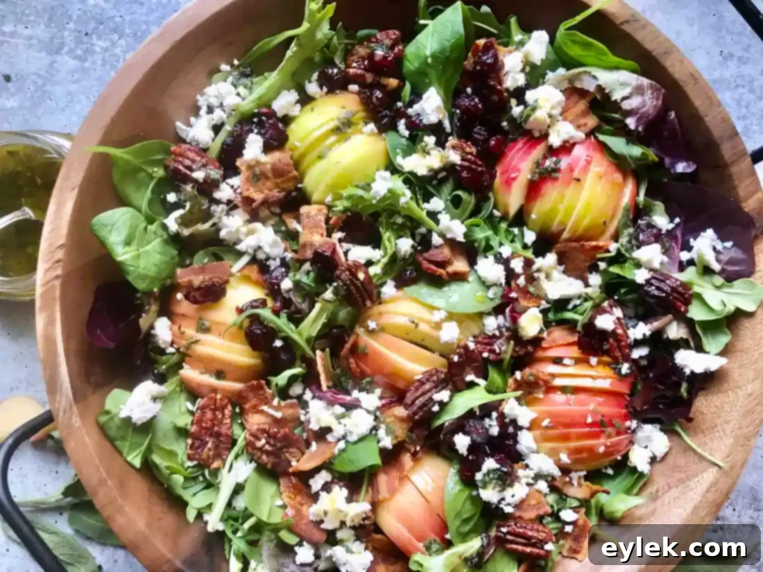 Hearty Harvest Salad with Apple Cider Vinaigrette