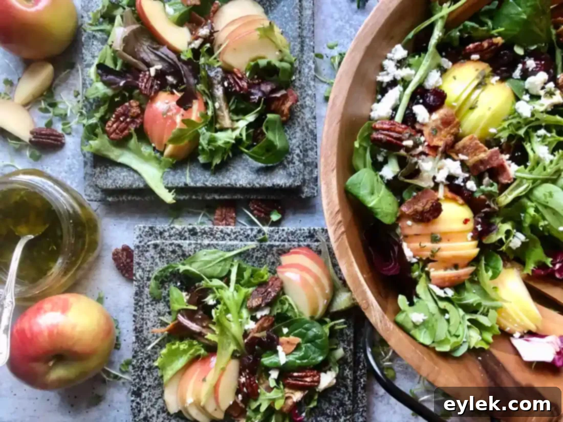 Hearty Harvest Salad with Apple Cider Vinaigrette