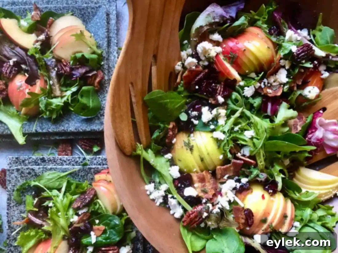Hearty Harvest Salad with Apple Cider Vinaigrette
