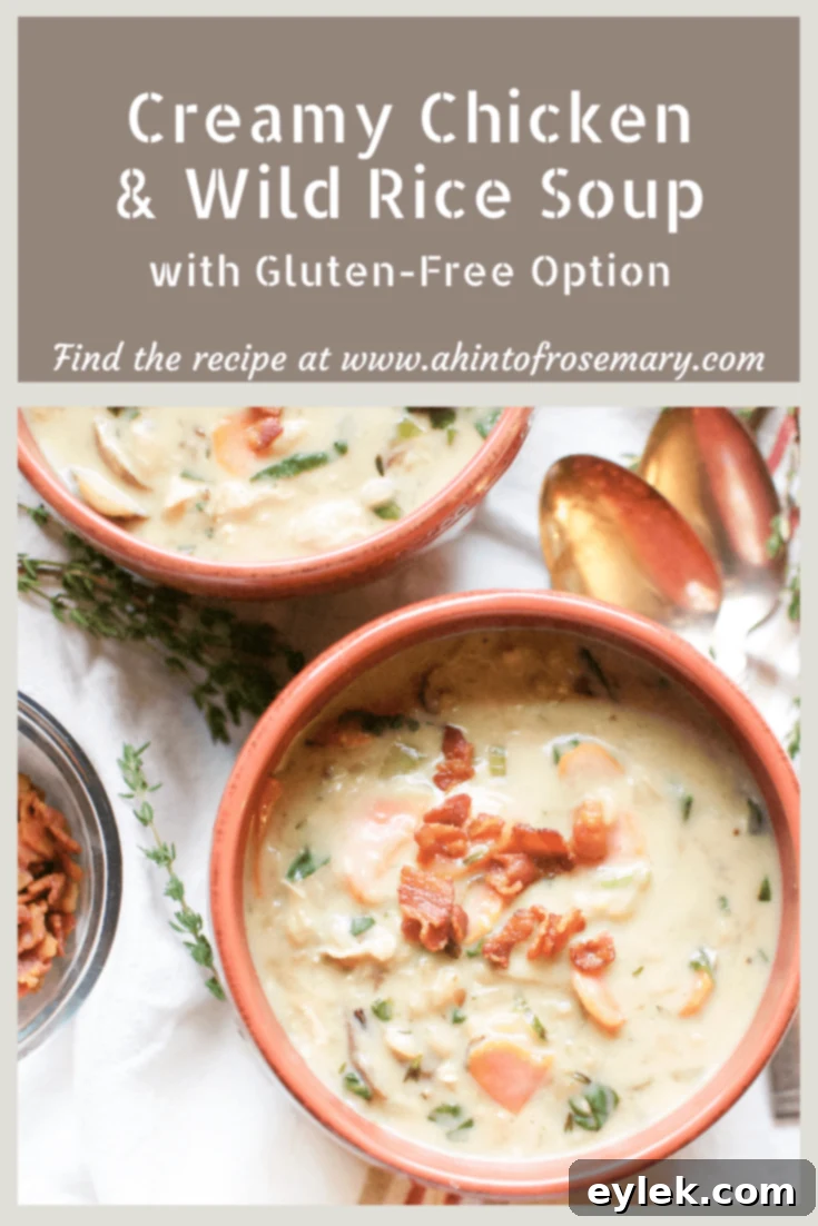 Creamy Chicken & Wild Rice Soup