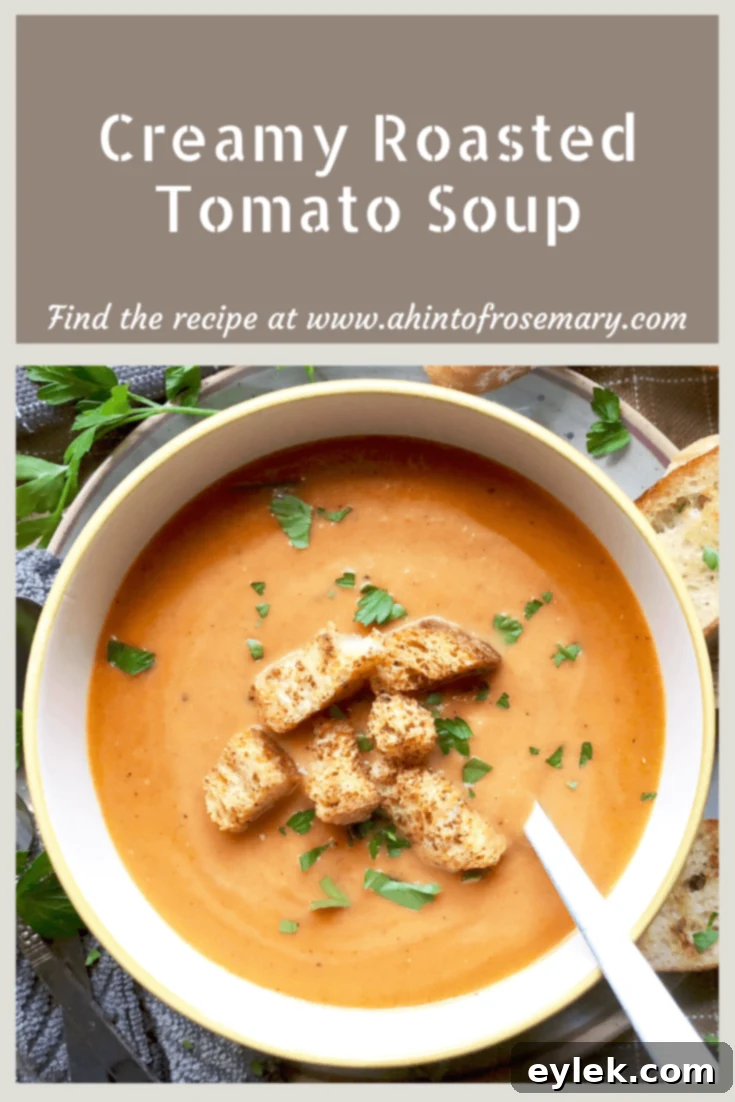 Creamy Roasted Tomato Soup