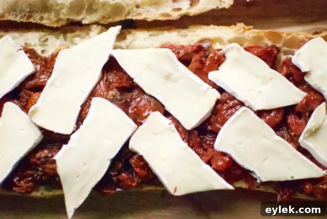 chicken & brie ciabatta loaf