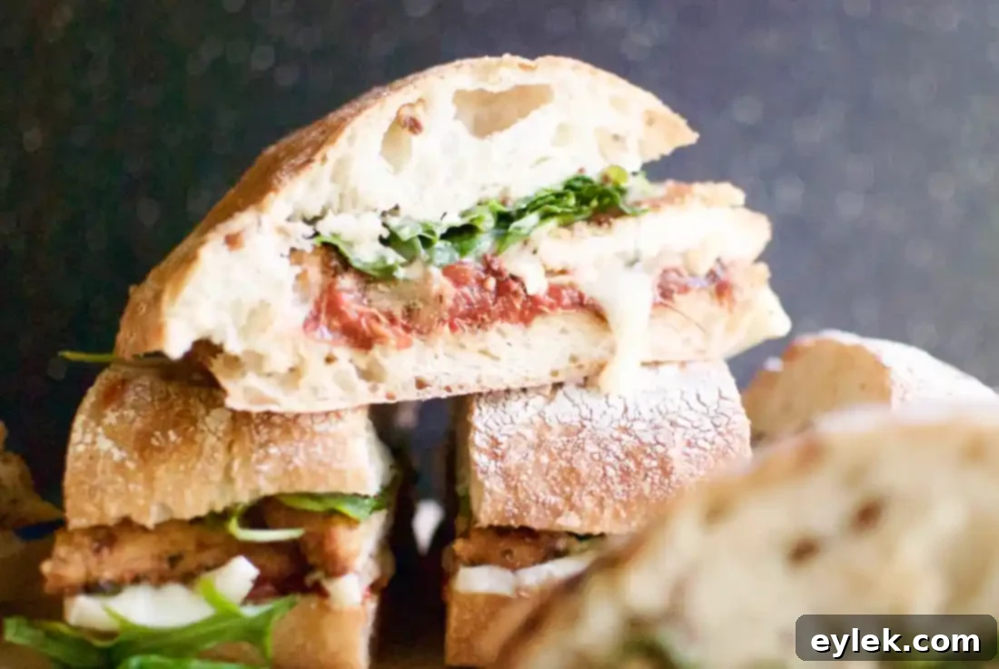 chicken & brie ciabatta loaf