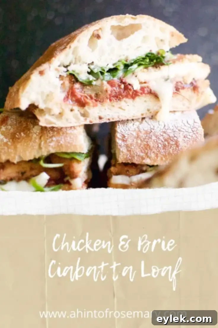 Chicken & Brie Ciabatta Loaf