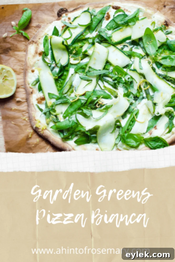 Garden Greens Pizza Bianca