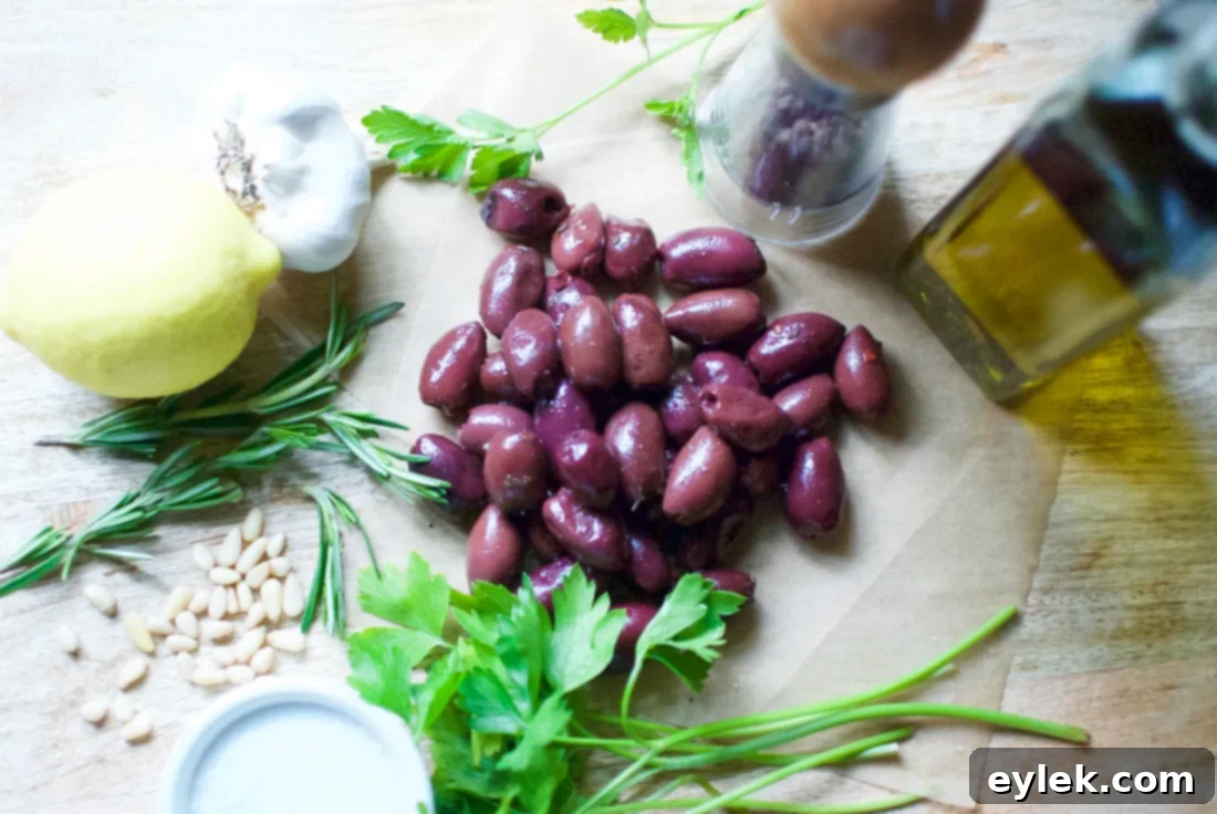 grilled brick chicken with tapenade - Kalamata Tapenade ingredients