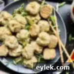 Mushroom Dumplings with Homemade Sauce