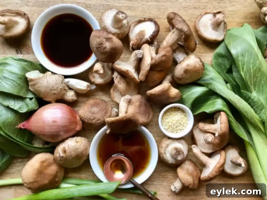 Mushroom Dumpling Filling Ingredients