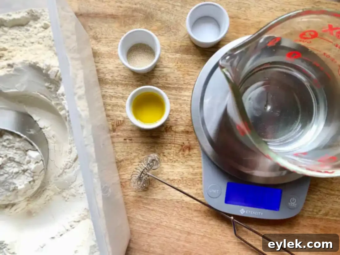 pizza dough in mixing bowl