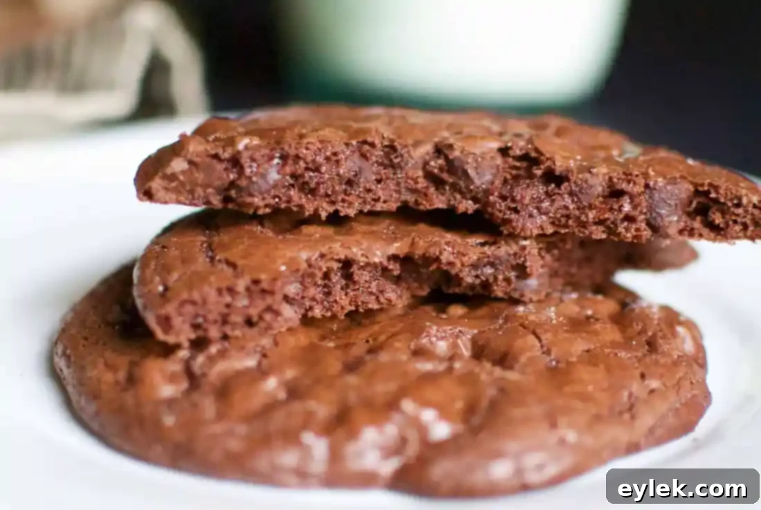 Delicious Gluten-Free Dark Chocolate Cookies on a baking sheet