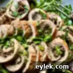 Decadent Mushroom and Bacon Stuffed Pork Tenderloin 23 mushroom & bacon stuffed pork tenderloin