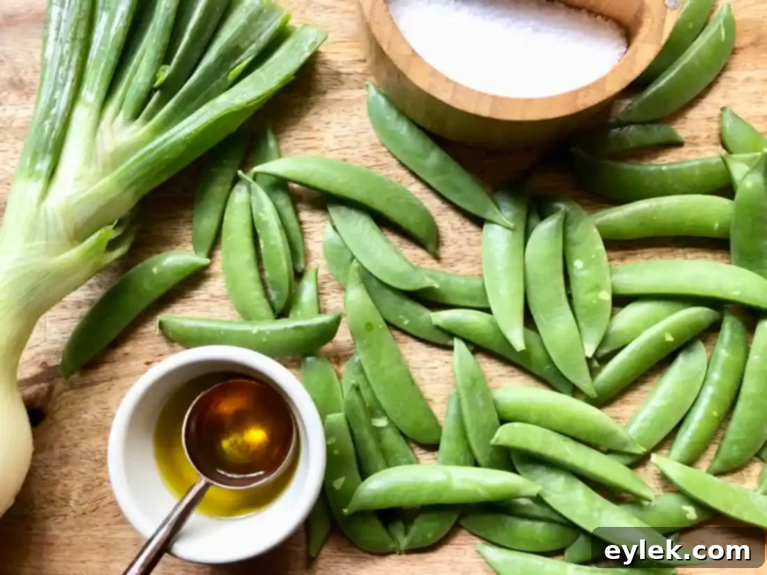Fresh spring vegetables for pasta salad