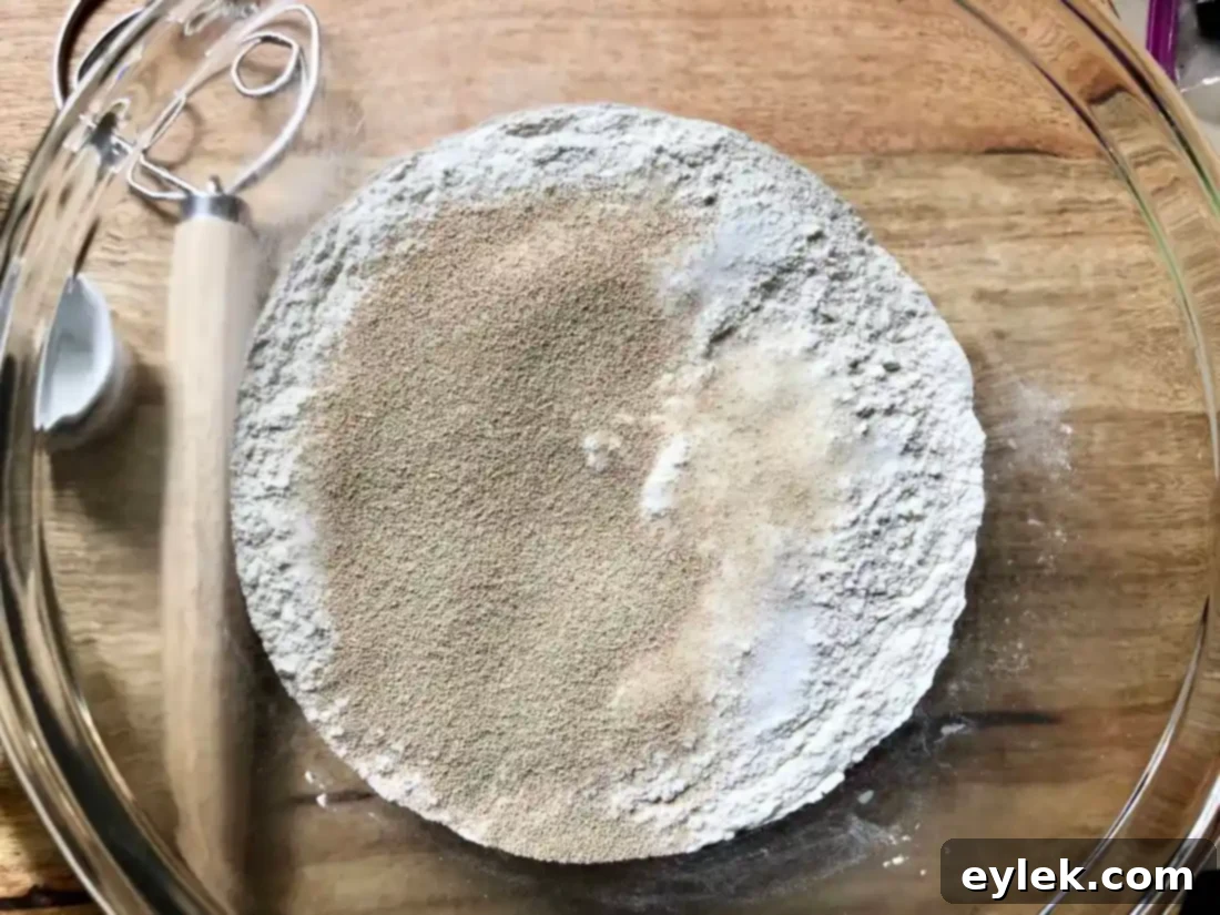 everyday no-knead peasant bread dough ingredients