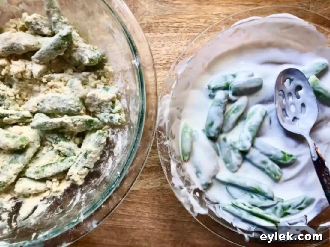 Crispy Sugar Snaps with Aromatic Tarragon Aioli 12 crispy sugar snap peas