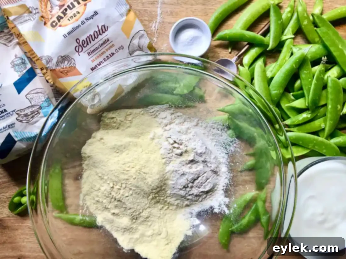 Crispy Sugar Snaps with Aromatic Tarragon Aioli 9 crispy sugar snap peas