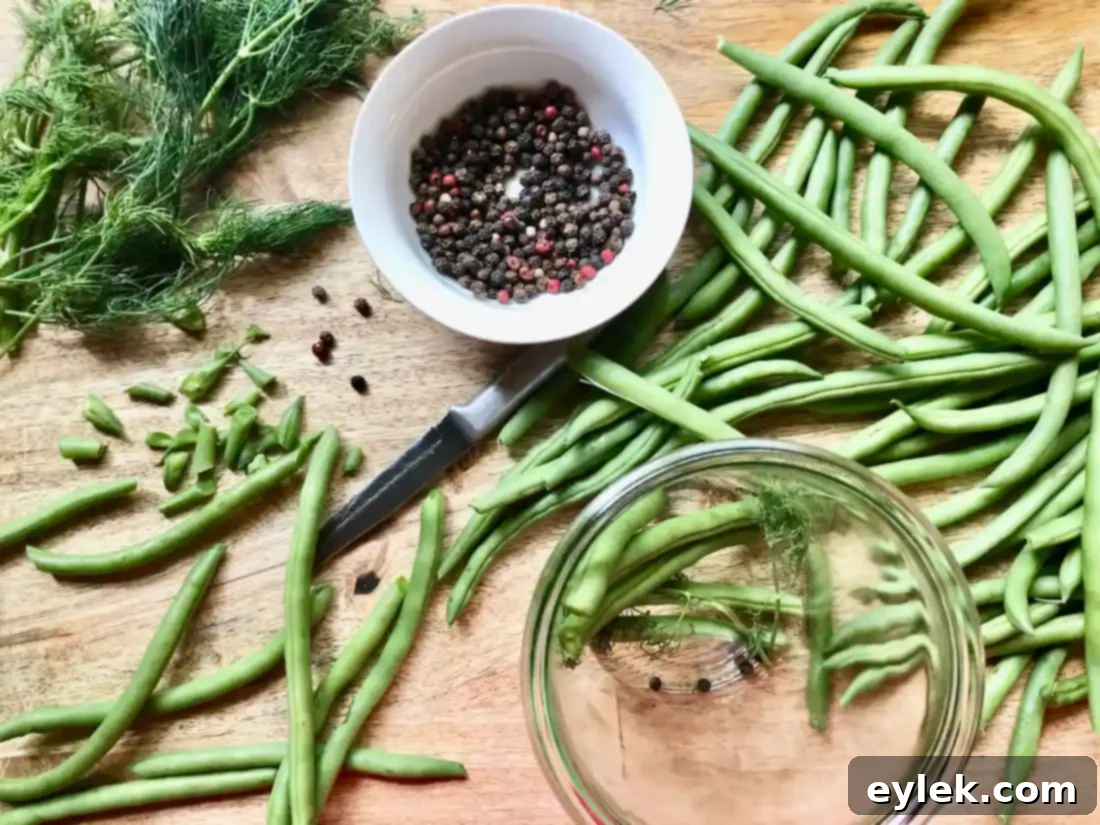 refrigerator pickled green beans