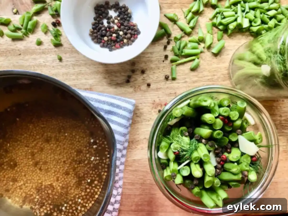refrigerator pickled green beans