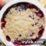 Ina Gartens Signature Peach and Blueberry Crumble 17 peach & blueberry crumble