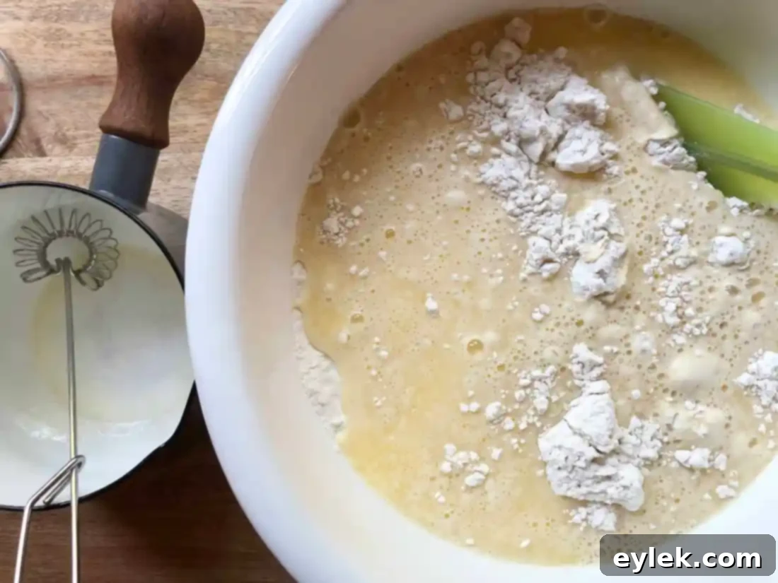 easy brioche sandwich rolls dough in bowl