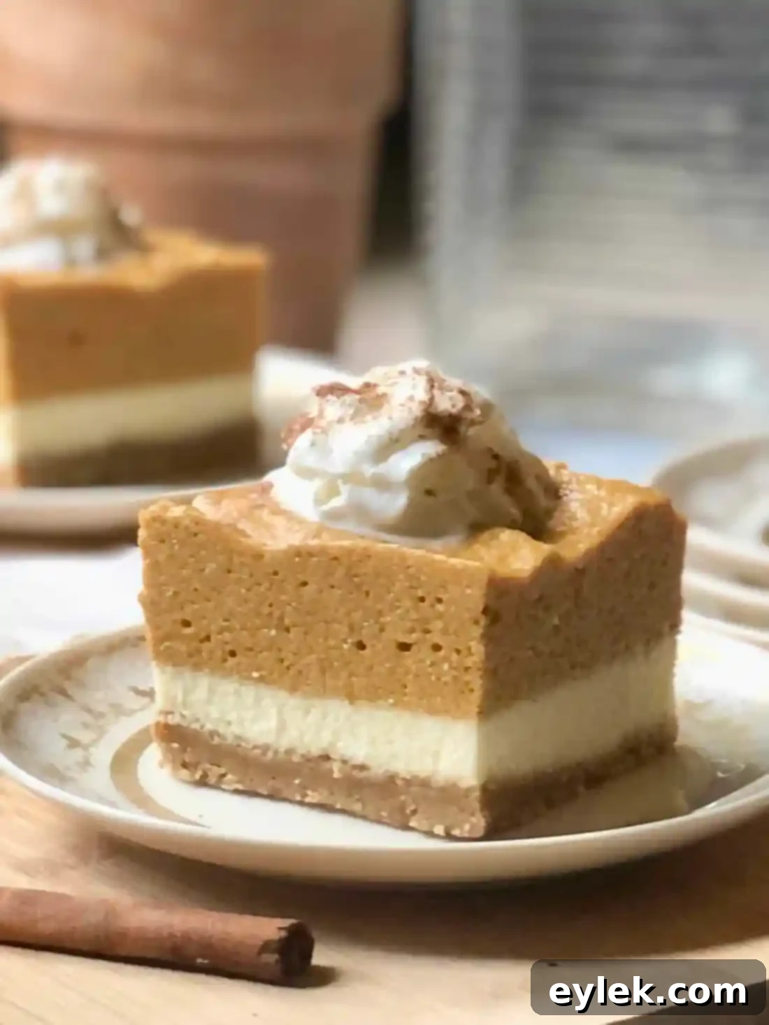 layered pumpkin cheesecake squares