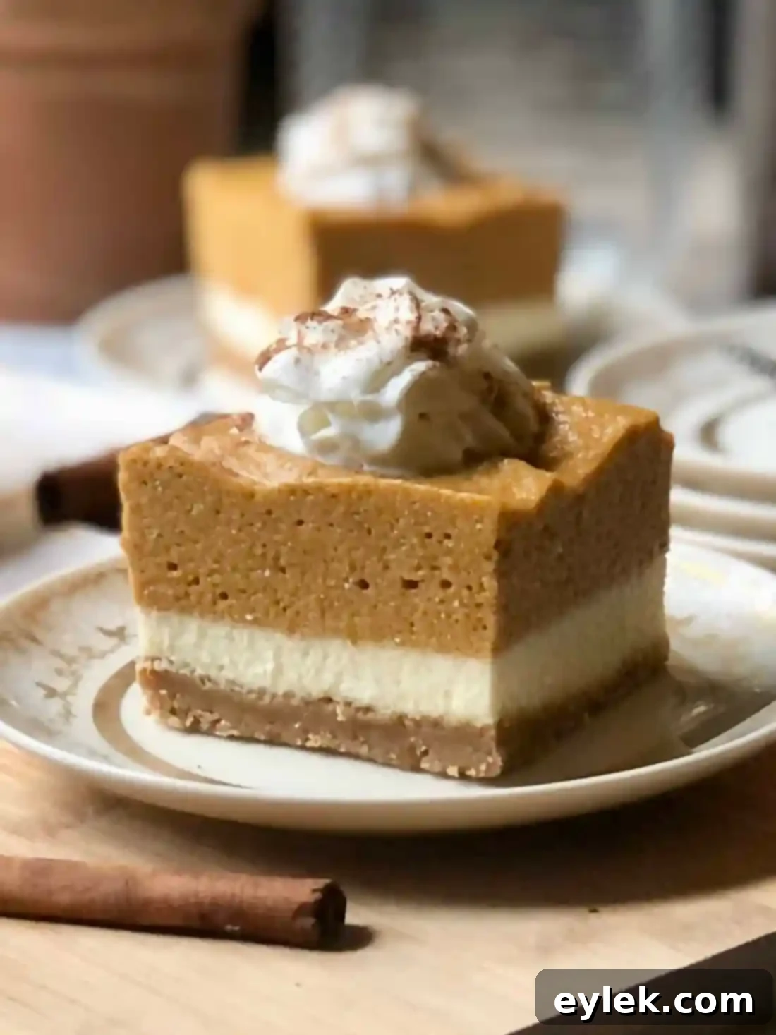 layered pumpkin cheesecake squares