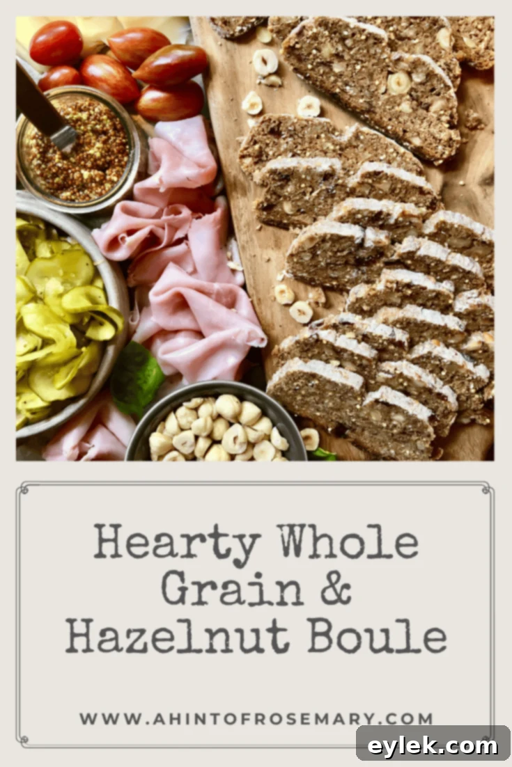 Hearty Whole Grain & Hazelnut Boule