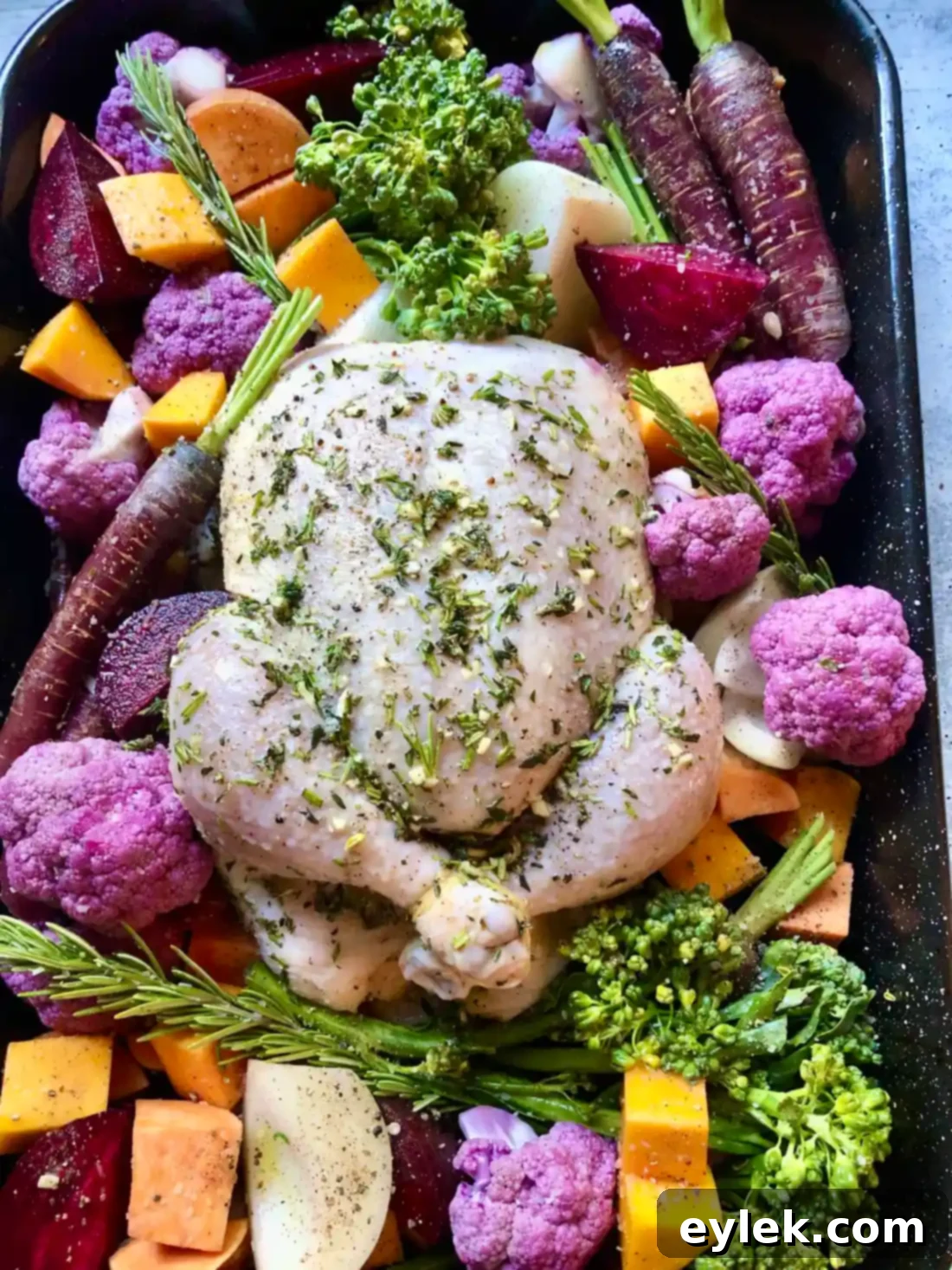 Roasted Chicken with Fall Vegetables