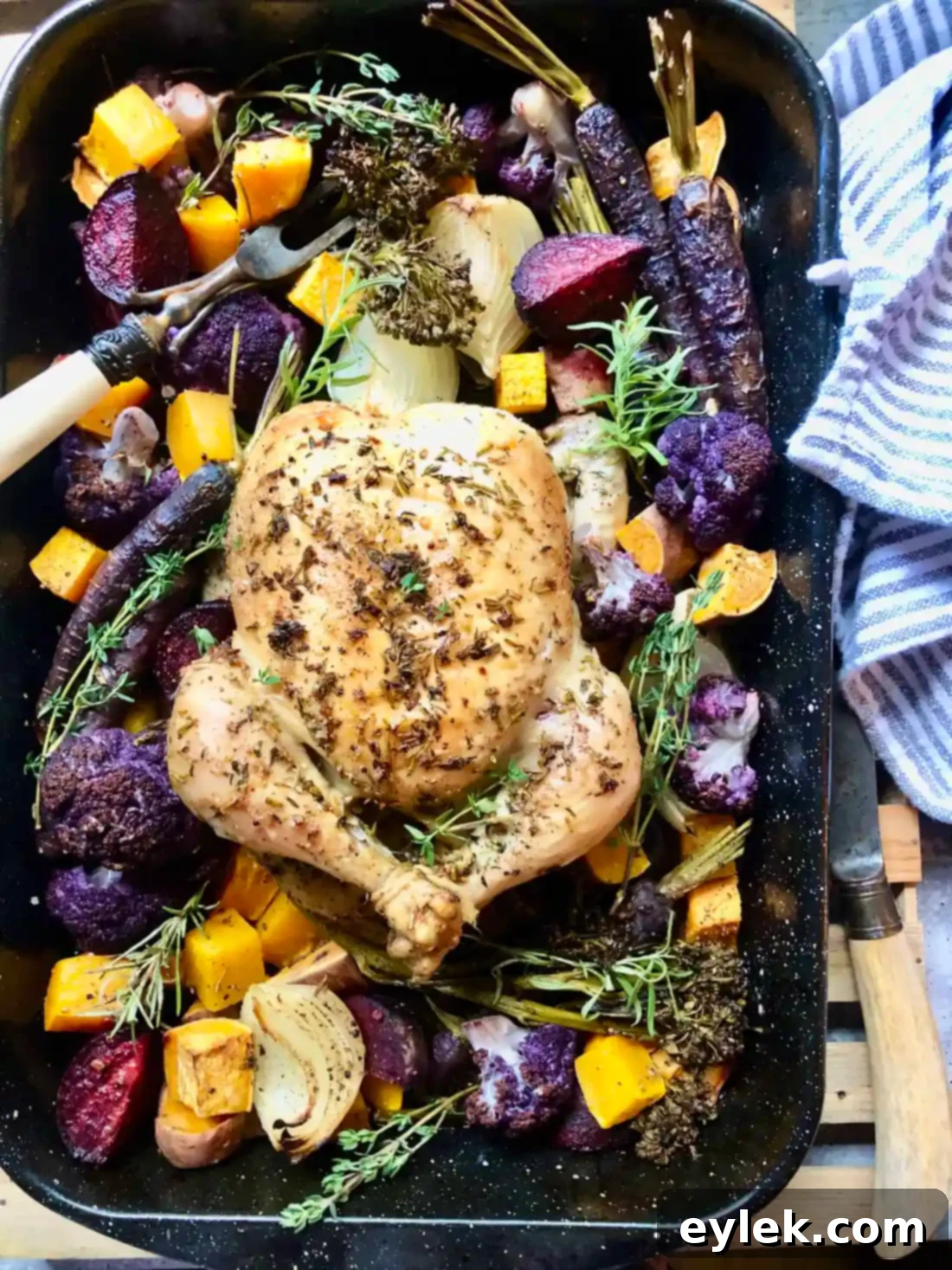 Roasted Chicken with Fall Vegetables