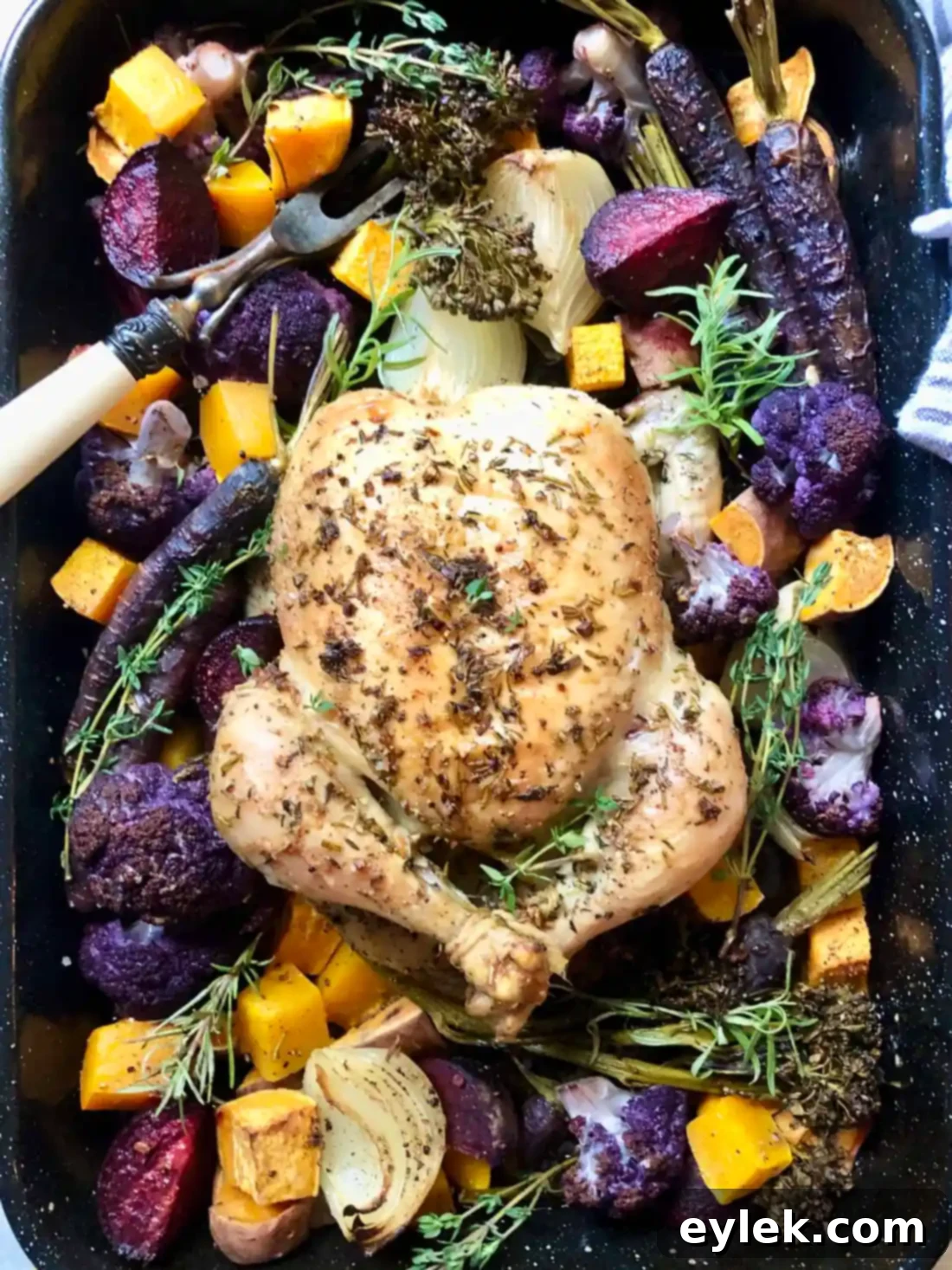 Roasted Chicken with Fall Vegetables