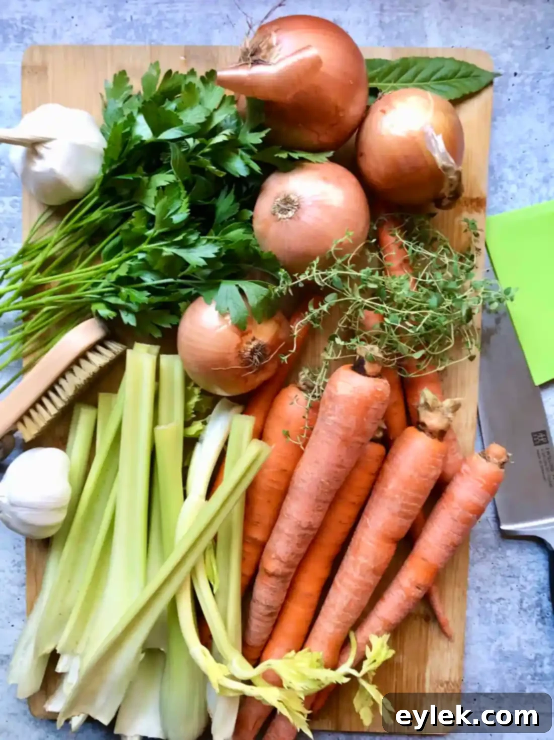 Chopped Onions for Stock