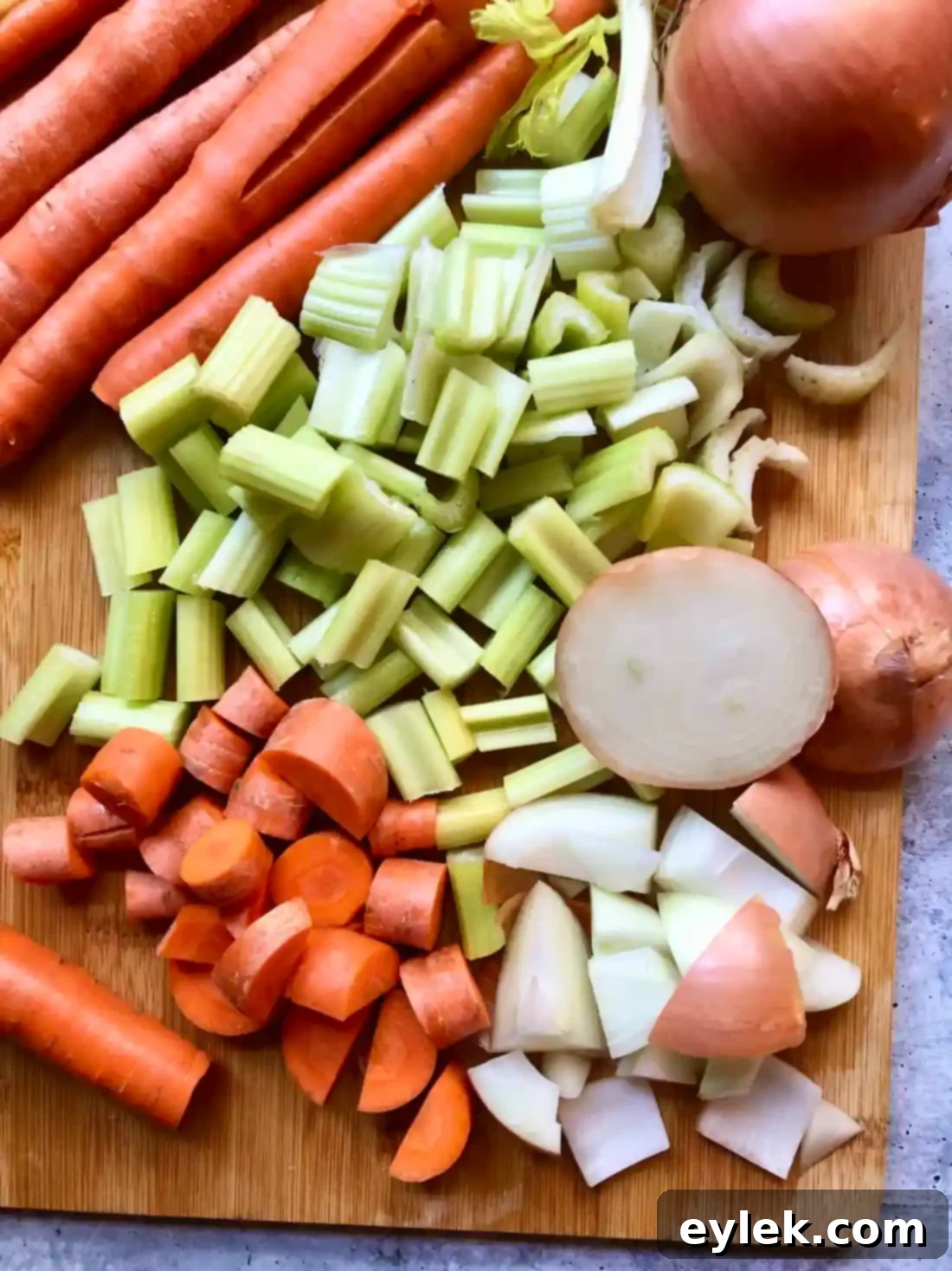 Chopped Celery for Stock