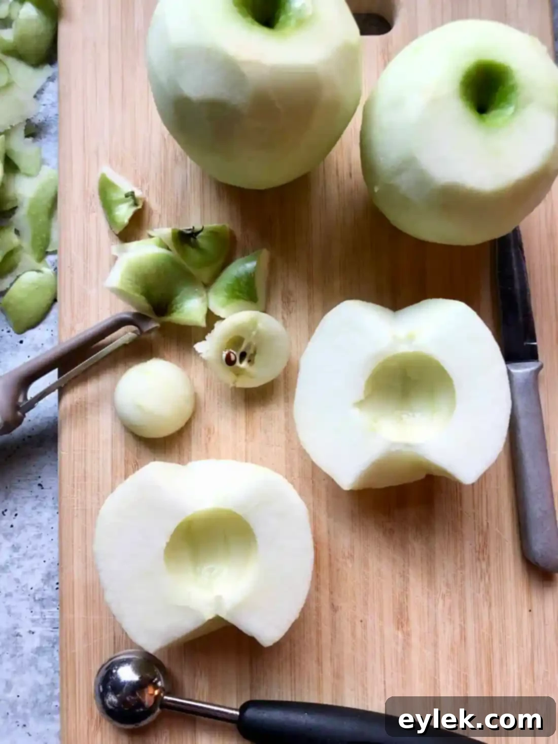 polish apple cake squares