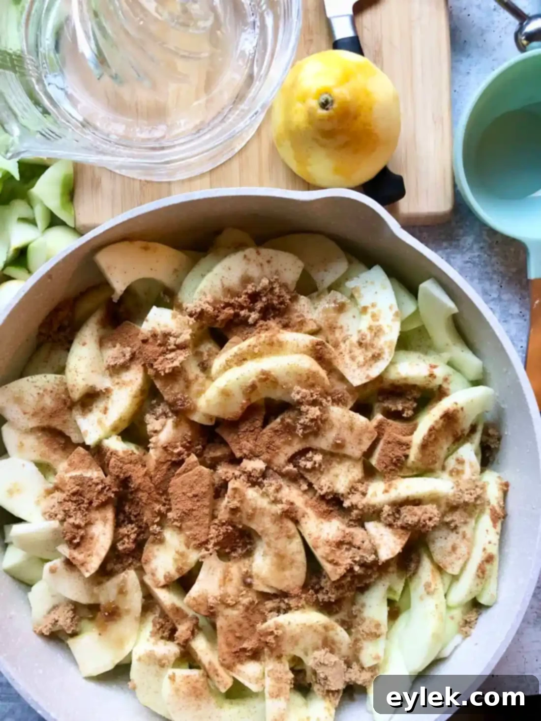 polish apple cake squares