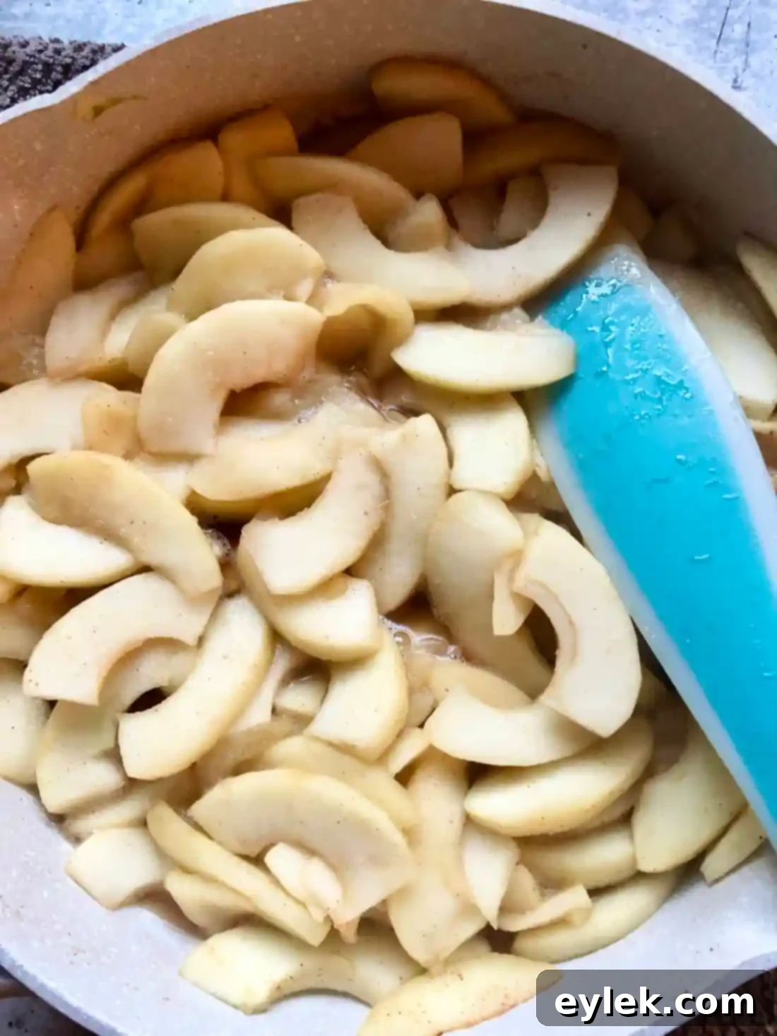 polish apple cake squares