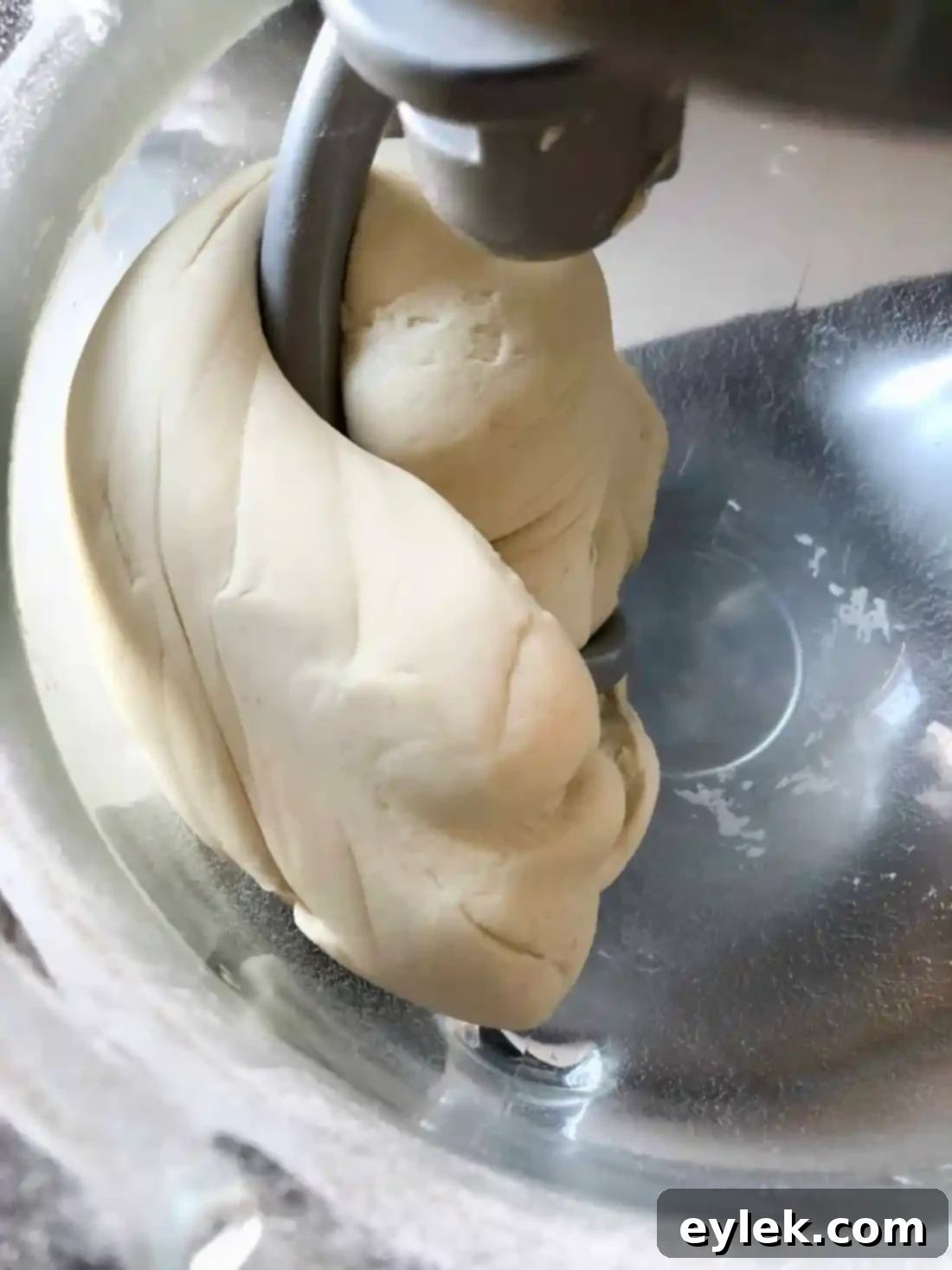 Quick and Easy Homemade Soft Pretzels 6 Pretzel dough after rising, significantly increased in volume