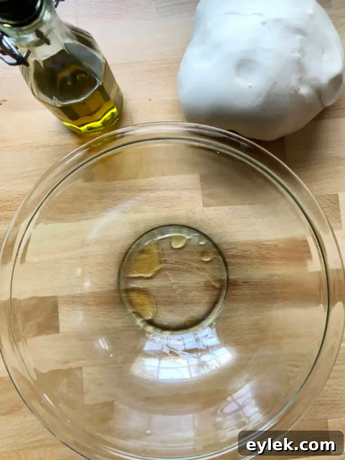 Quick and Easy Homemade Soft Pretzels 7 Dough divided into equal pieces and rolled into long ropes