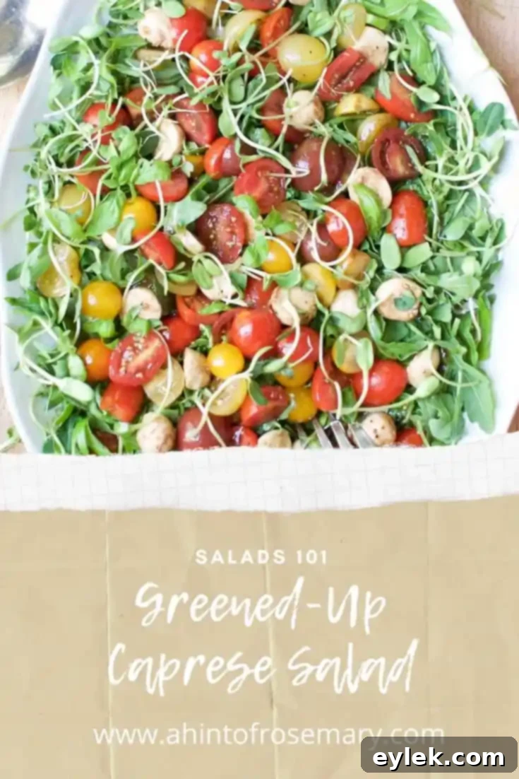 Greened-Up Caprese Salad