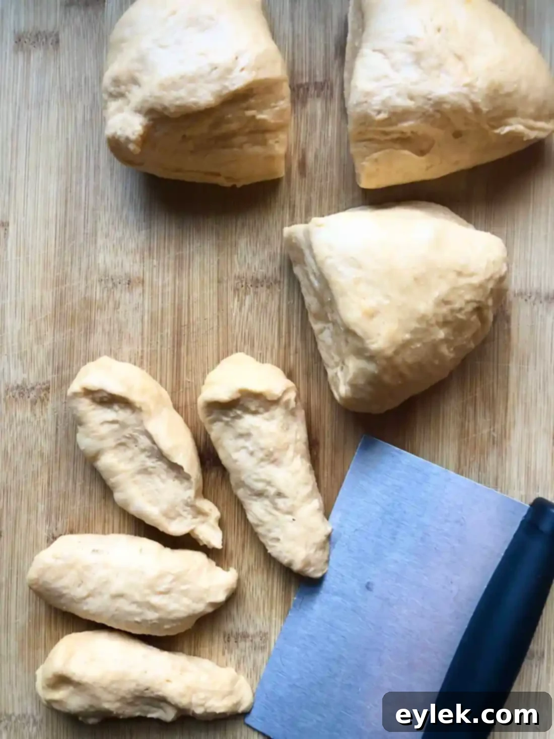 flattening dough rounds