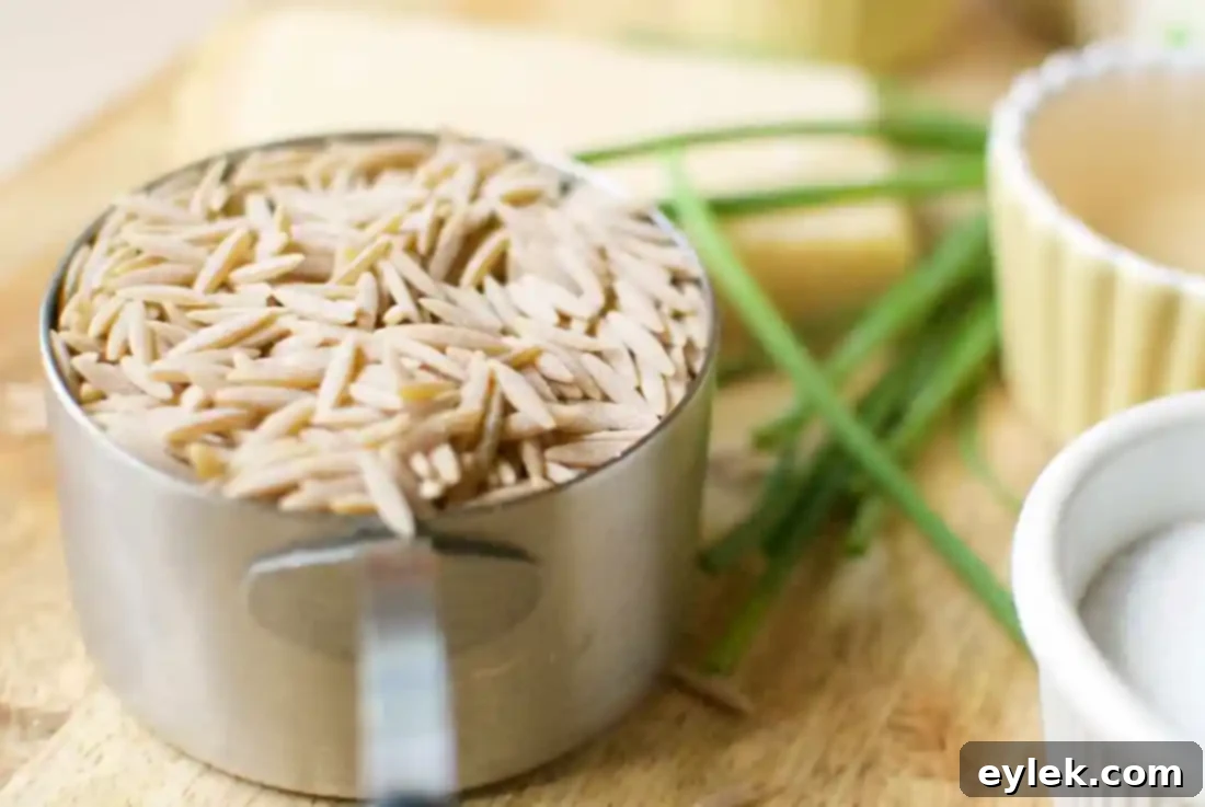 toasted orzo with parmesan