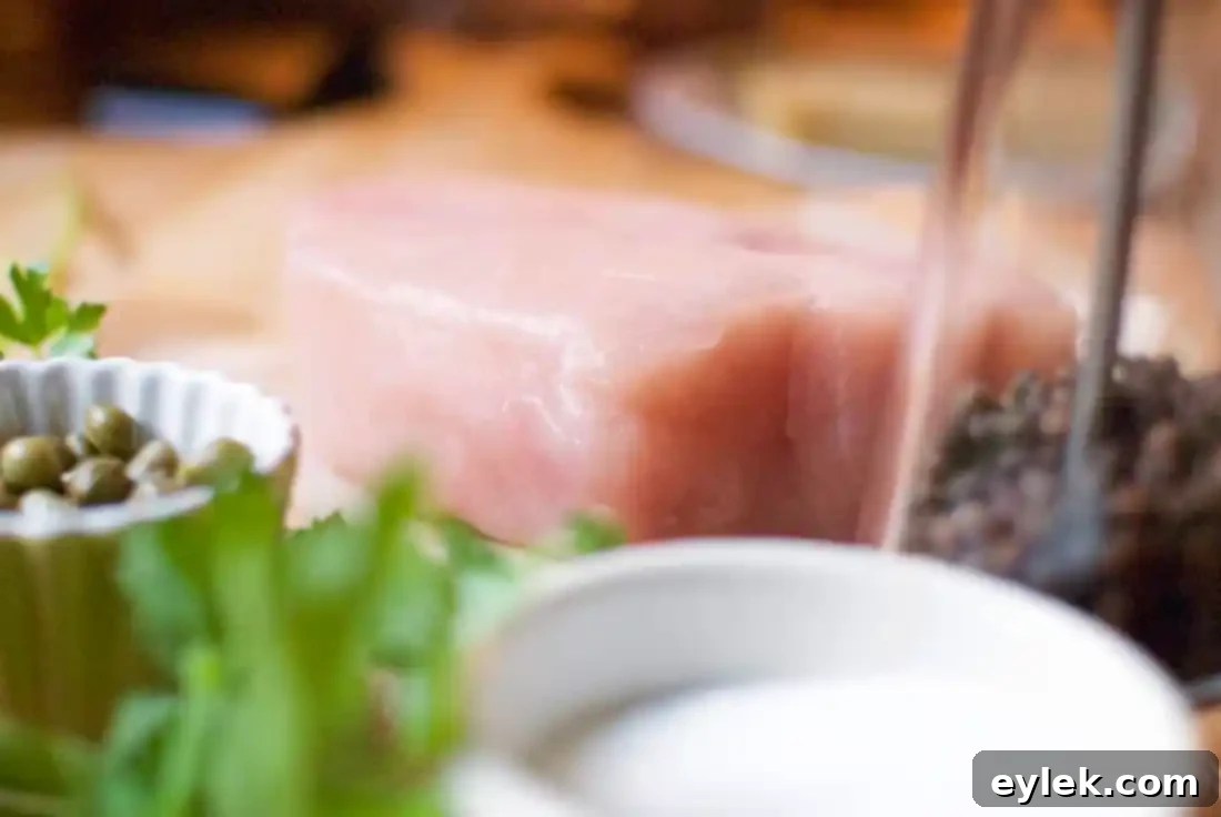 Ingredients for grilled swordfish with butter, lemon & caper sauce