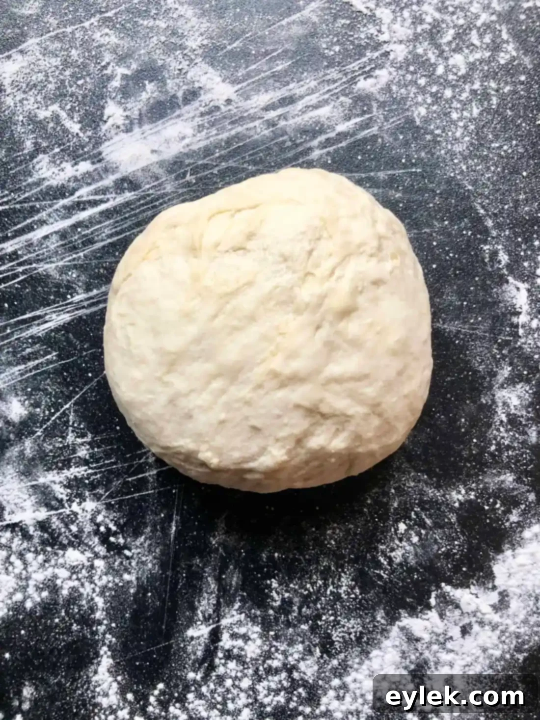 authentic homemade flour tortillas kneaded dough ball