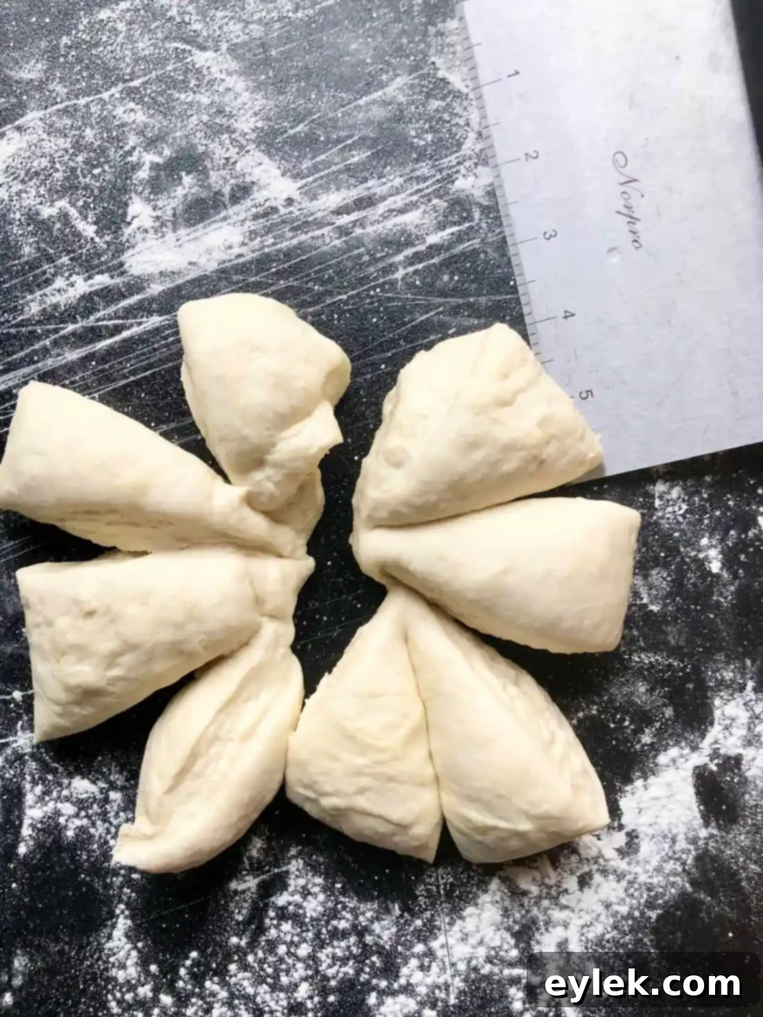 authentic homemade flour tortillas dough resting