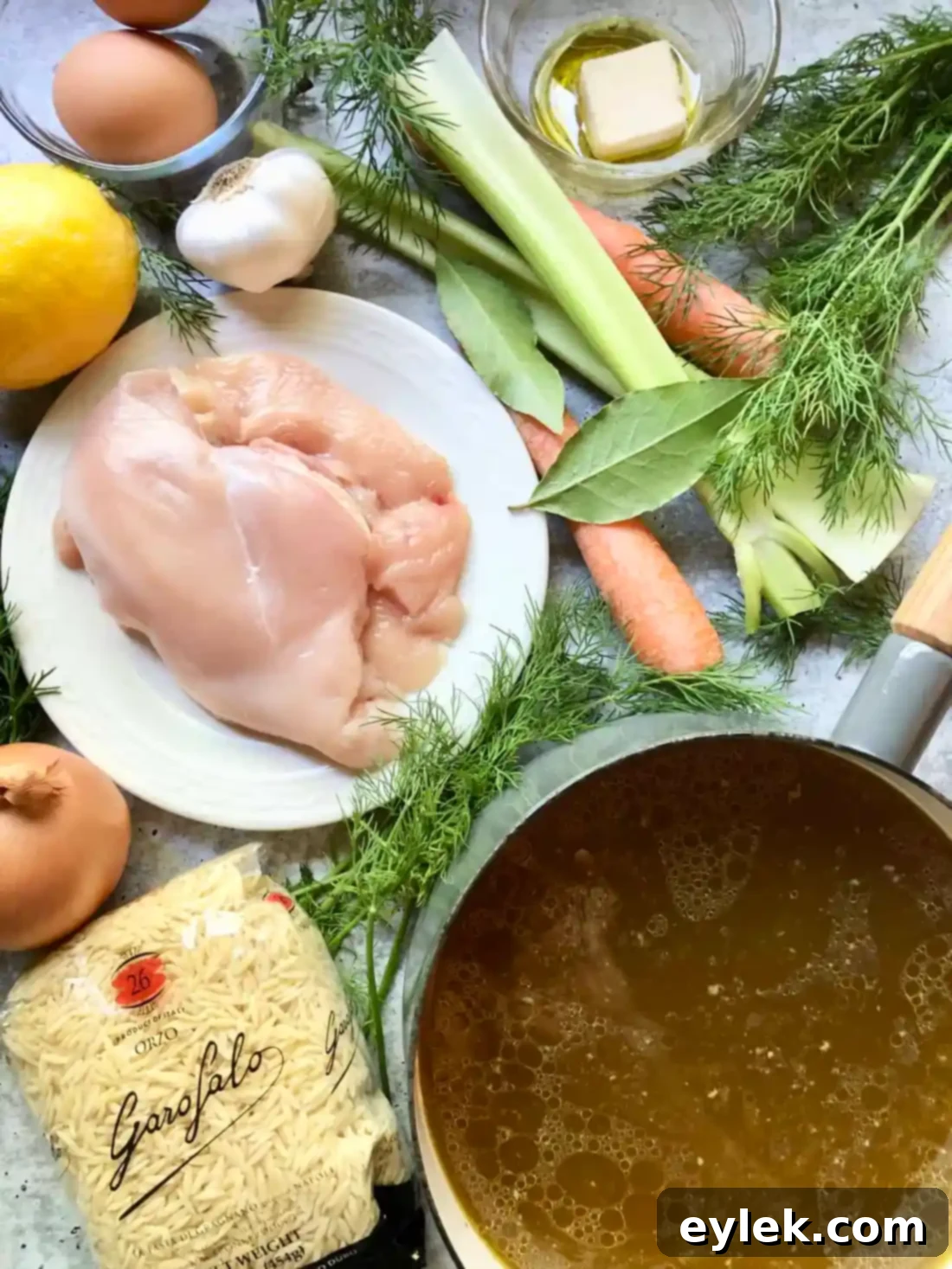 Greek Lemon Chicken Soup