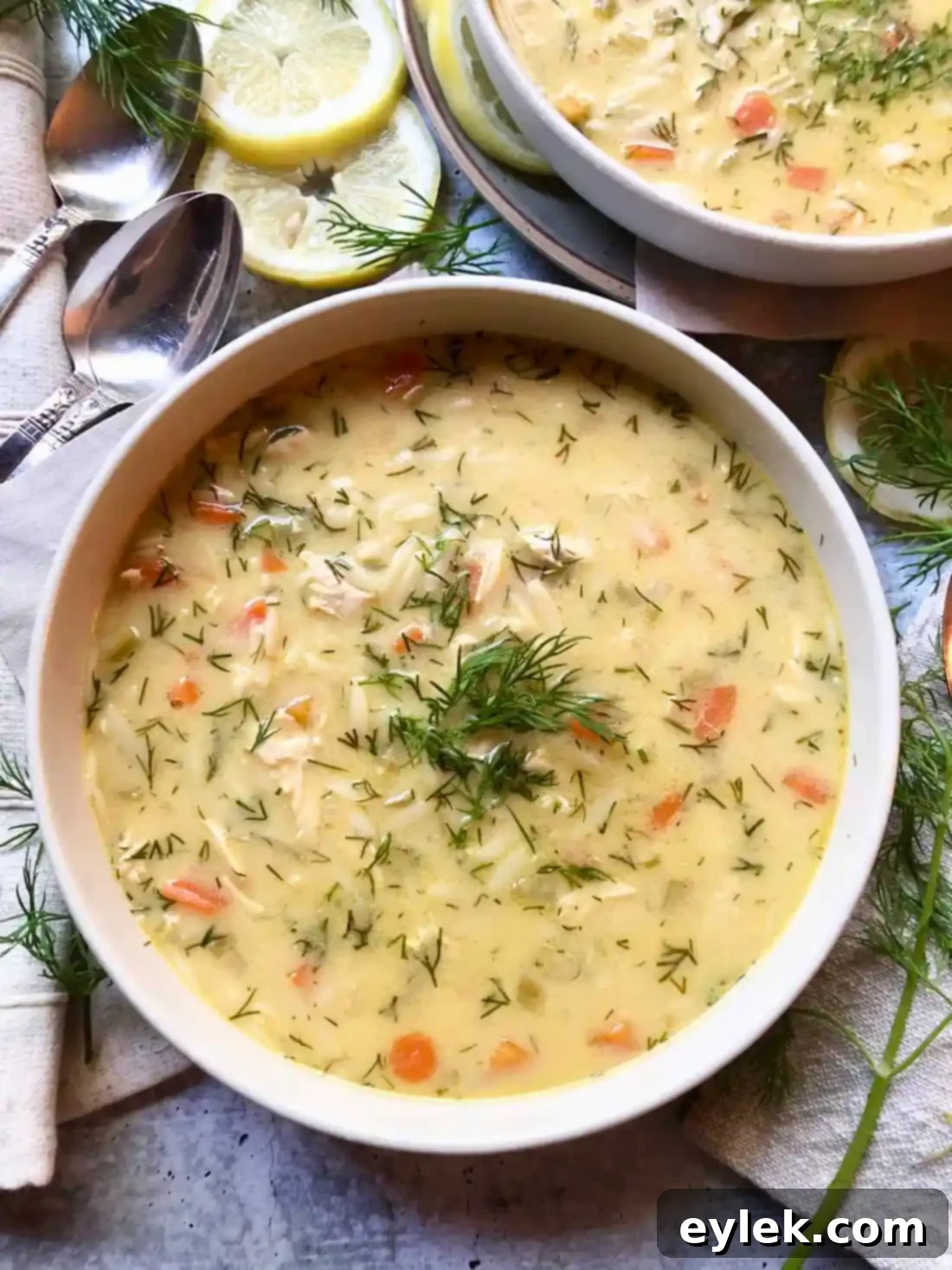 Greek Lemon Chicken Soup