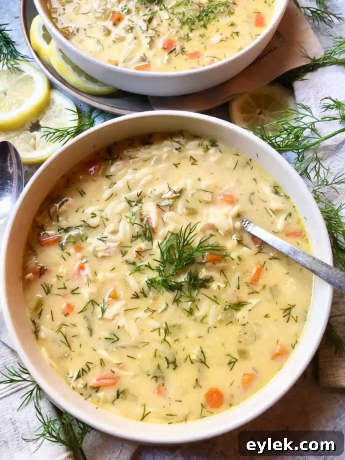 Greek Lemon Chicken Soup