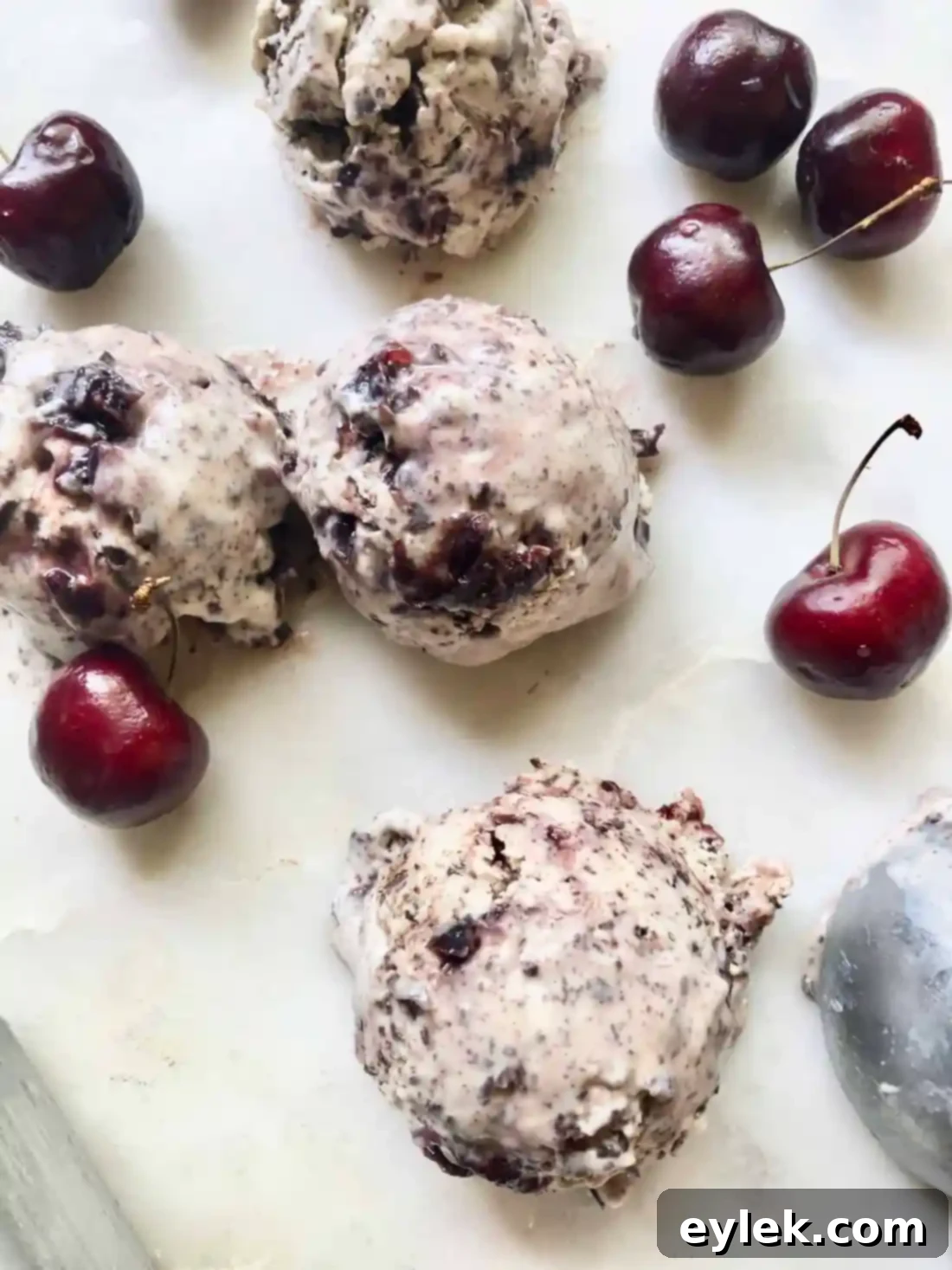 No Churn Black Forest Ice Cream