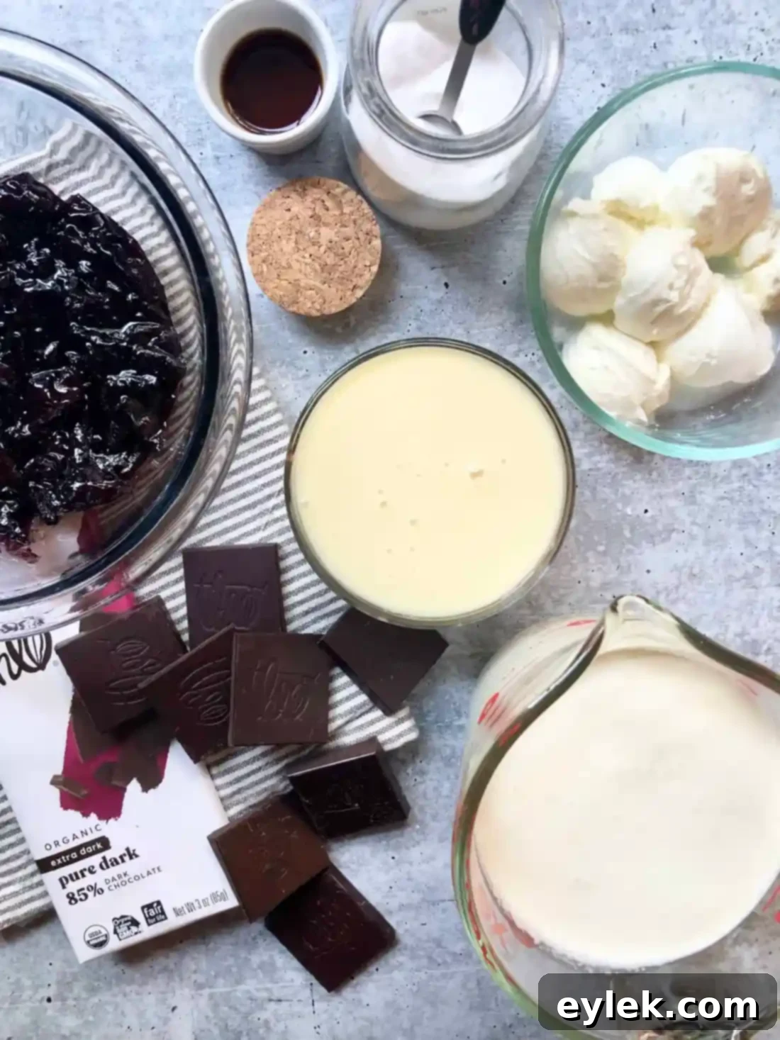 No Churn Black Forest Ice Cream