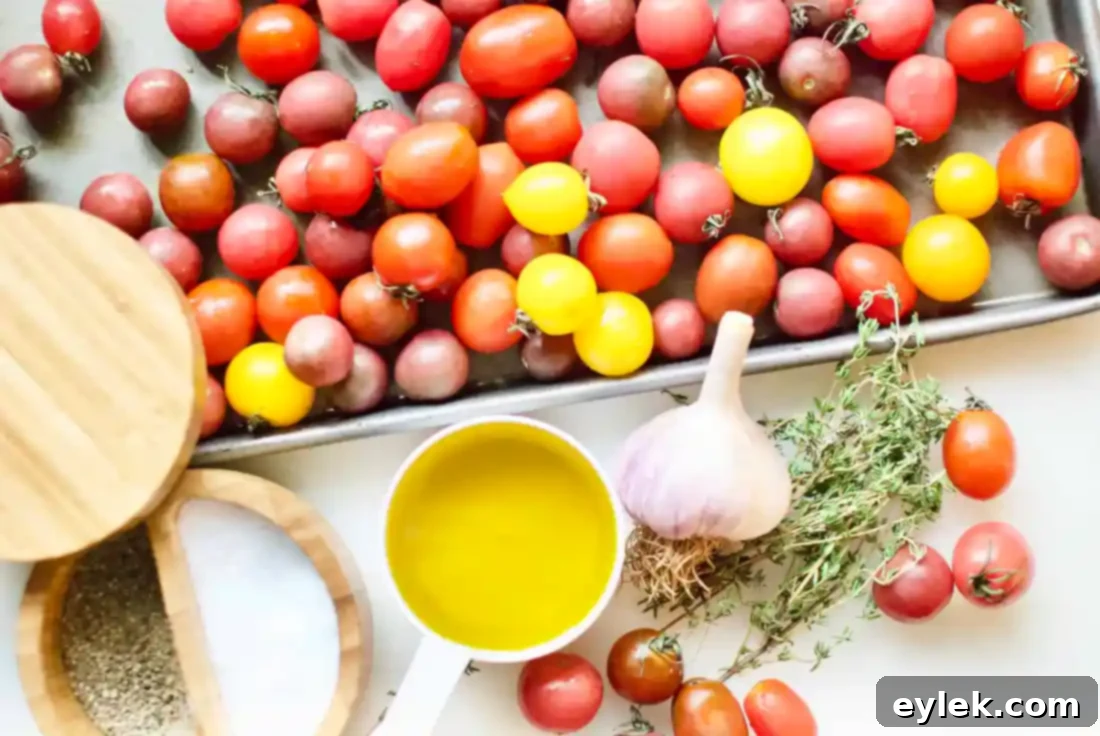 roasted cherry tomato confit